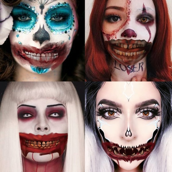 10st Muntatueringar - Halloween