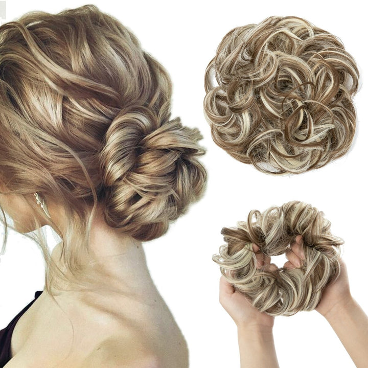Scrunchie med Löshår