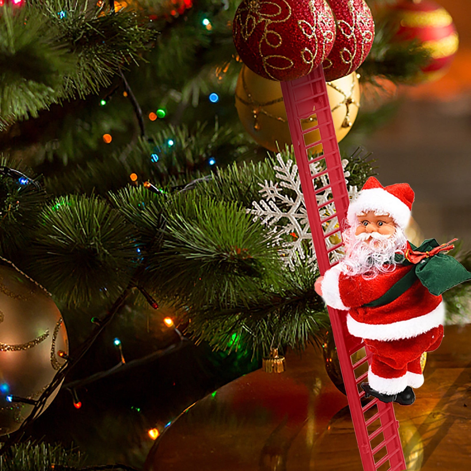 Klättrande jultomte - Perfekt till granen!
