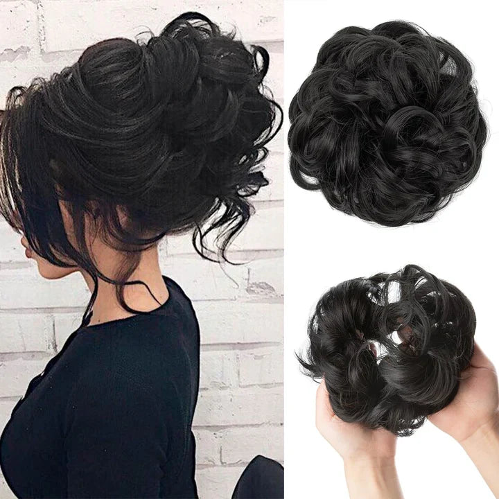 Scrunchie med Löshår