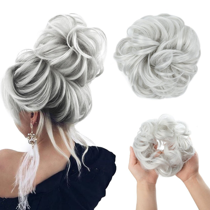 Scrunchie med Löshår