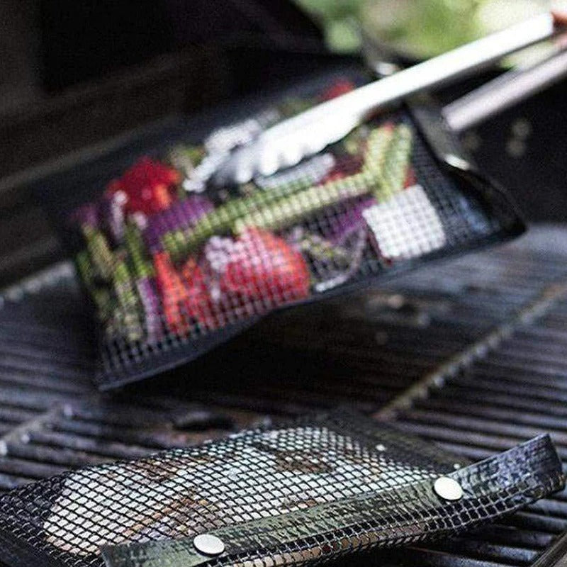 Grillpåse - Ingen mer mat som trillar ner igenom gallret