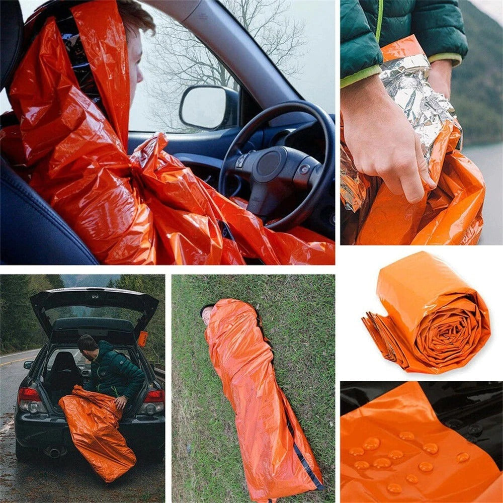 Campingsäck - Den kompakta sovsäcken för överlevnad